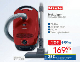 Eldi Miele Stofzuiger aanbieding