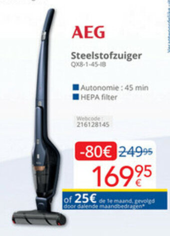 Eldi AEG Steelstofzuiger aanbieding