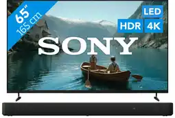 Coolblue Sony Bravia 3 II Led 65 (2026) + Sony HT-S2000 Zwart aanbieding