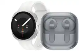 Coolblue Samsung Galaxy Watch 9 Wit 40mm + Samsung Galaxy Buds4 Wit aanbieding