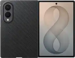Coolblue Samsung Galaxy Z Fold 8 Carbon Back Cover met Magneet Zwart aanbieding