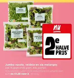 Jumbo Jumbo rucola. veldsla en sla melanges aanbieding