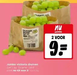 Jumbo Jumbo victoria druiven aanbieding