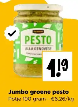 Jumbo Jumbo groene pesto aanbieding