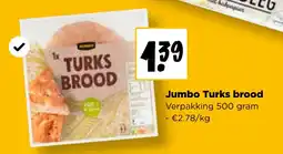 Jumbo Jumbo Turks brood aanbieding