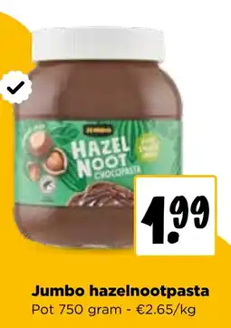 Jumbo Jumbo hazelnootpasta aanbieding