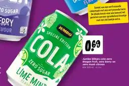 Jumbo Cola Lime mint zero sugar aanbieding