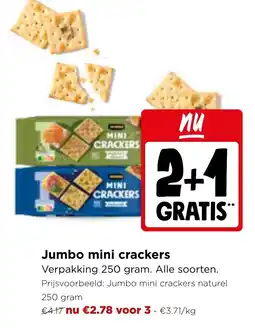 Jumbo Jumbo mini crackers aanbieding