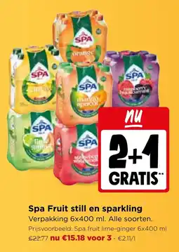 Jumbo Spa Fruit still en sparkling aanbieding