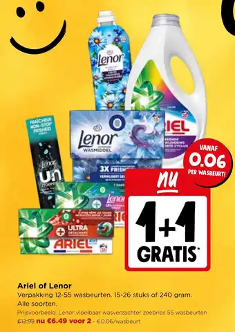 Jumbo Ariel of Lenor aanbieding