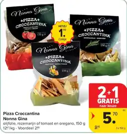 Carrefour Pizza Croccantina Nonna Gina aanbieding