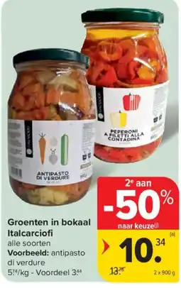 Carrefour Groenten in bokaal aanbieding
