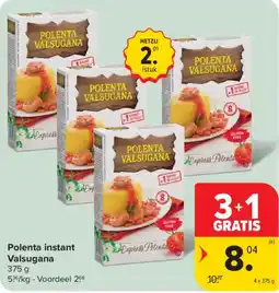 Carrefour Polenta instant Valsugana aanbieding