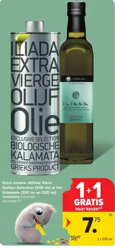 Carrefour Extra zuivere olijfolie liiada aanbieding