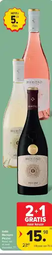 Carrefour Italië Memoro Piccini Rood, wit of rosé aanbieding