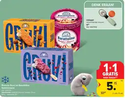 Carrefour Roomijs Gruvi en Barattolino aanbieding