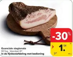 Carrefour Guanciale stagionato aanbieding