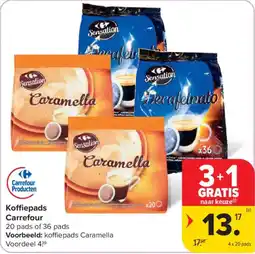 Carrefour Koffiepads Carrefour aanbieding