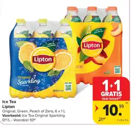 Carrefour Ice Tea Lipton aanbieding