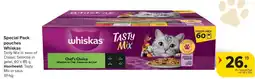 Carrefour whiskas tasty mix aanbieding