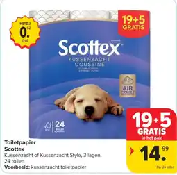 Carrefour Toiletpapier Scottex aanbieding