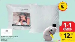 Carrefour Hoofdkussen met traagschuim aanbieding