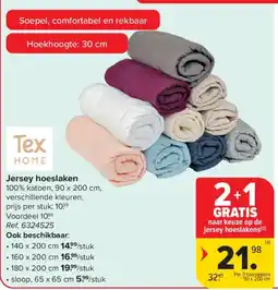 Carrefour Jersey hoeslaken aanbieding