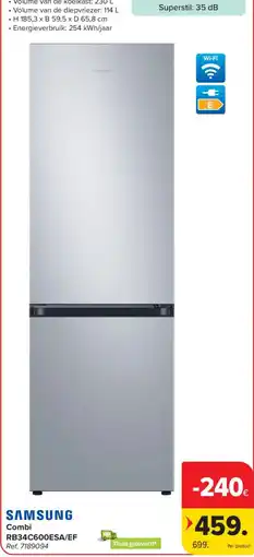 Carrefour Samsung Combi aanbieding