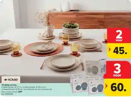 Carrefour 12-delig servies aanbieding