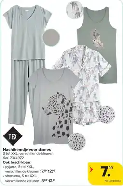Carrefour Nachthemdje voor dames aanbieding