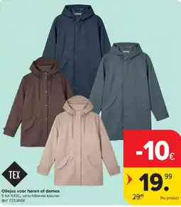 Carrefour Oliejas voor heren of dames aanbieding