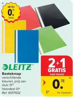 Carrefour Bestekmap leitz aanbieding