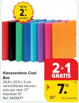 Carrefour Klasseerdoos Cool Box aanbieding