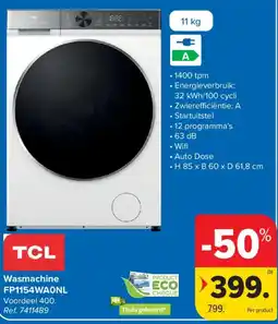 Carrefour Wasmachine TCL aanbieding