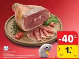 Carrefour Market Rauwe Italiaanse ham aanbieding