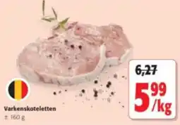 Colruyt Varkenskoteletten aanbieding