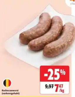 Colruyt Barbecueworst aanbieding