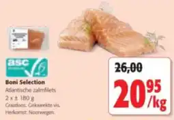Colruyt Boni Selection Atlantische zalmfilets aanbieding