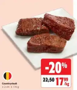 Colruyt Countrysteak aanbieding