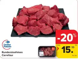 Carrefour Market Runderstoofvlees Carrefour aanbieding