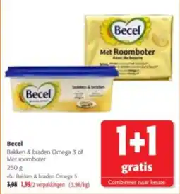 Colruyt Becel Bakken & braden Omega 3 of Met roomboter aanbieding