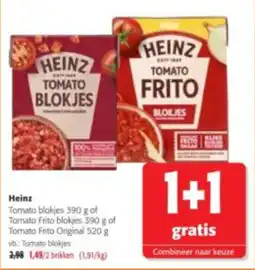 Colruyt Heinz tomato blokjes aanbieding