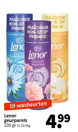 Wibra Lenor geurparels aanbieding
