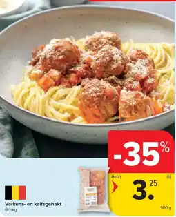 Carrefour Market Varkens- en kalfsgehakt aanbieding