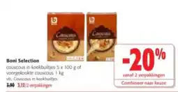 Colruyt Boni Selection couscous aanbieding