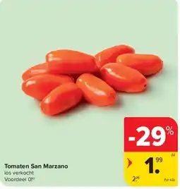 Carrefour Market Tomaten San Marzano aanbieding