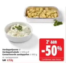 Colruyt Aardappelpuree of Aardappelsalade of Gemarineerde aardappelen aanbieding