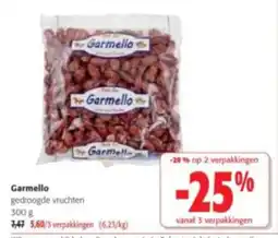 Colruyt Garmello gedroogde vruchten aanbieding