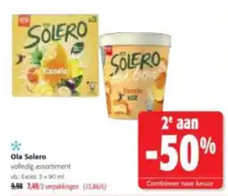 Colruyt Ola Solero volledig assortiment aanbieding
