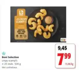 Colruyt boni selection crispy scampi's aanbieding